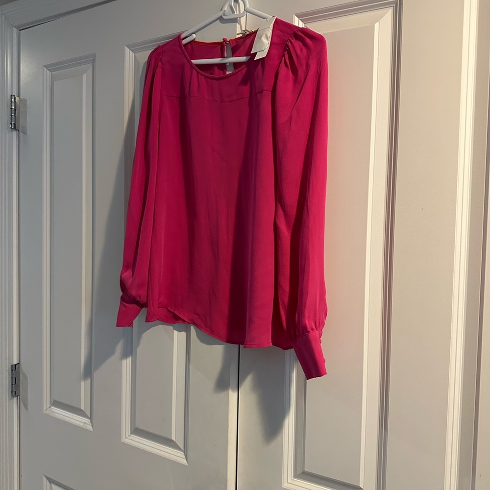 Elegant Pink Women's Silk Top by JCrew new with tags